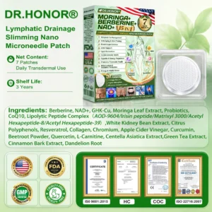 ✅ 𝐃𝐑.𝐇𝐎𝐍𝐎𝐑® ☘️ Lymphatic Drainage Slimming NanoMicroneedle Patch: Ultr
 – CareUplift®