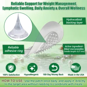 ✅ 𝐃𝐑.𝐇𝐎𝐍𝐎𝐑® ☘️ Lymphatic Drainage Slimming NanoMicroneedle Patch: Ultr
 – CareUplift®
